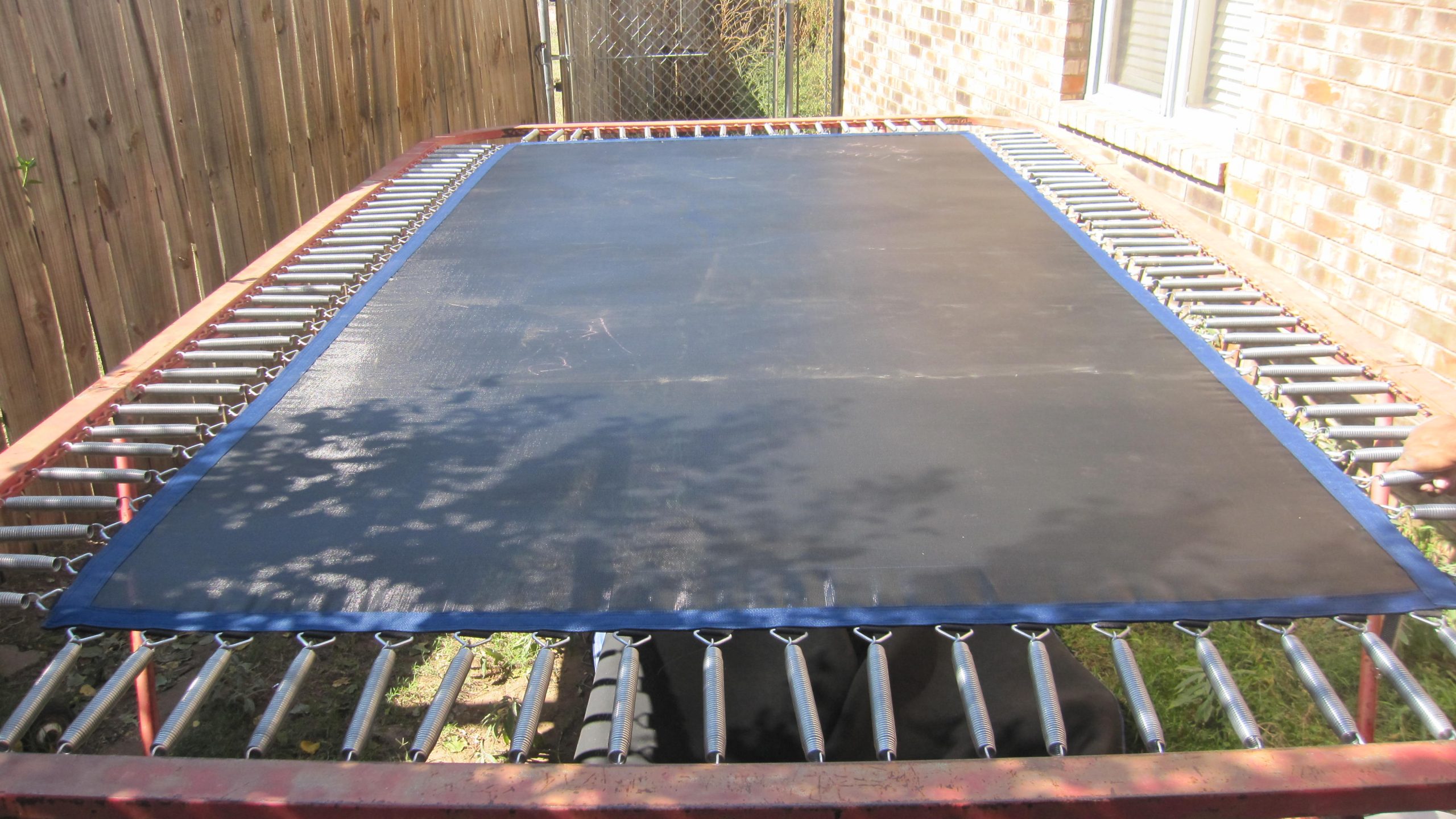 Deluxe Rectangle Trampoline Mats 9'x15' Frame Size - Trampoline Services